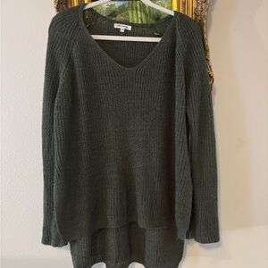 Miracle Green V-Neck Sweater